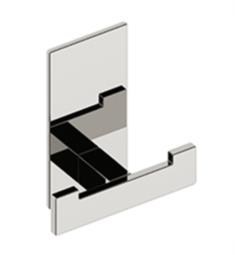 Aquabrass ABAB08608PC Serie 8600 3 1/2" Wall Mount Double Robe Hook