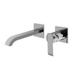 Graff G-6235-LM38W Qubic 7 1/2" Single Handle Wall Mount Widespread Bathroom Sink Faucet