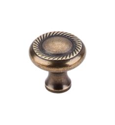 Top Knobs M330 Somerset II 1 1/4" Brass Mushroom Shaped Swirl Cut Cabinet Knob in German Bronze