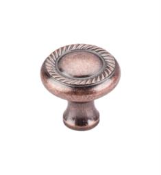 Top Knobs M332 Somerset II 1 1/4" Brass Mushroom Shaped Swirl Cut Cabinet Knob in Antique Copper