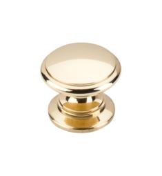 Top Knobs M349 Somerset II 1 1/4" Brass Mushroom Shaped Ray Cabinet Knob in Polished Brass