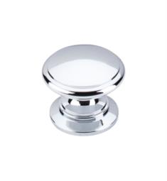 Top Knobs M350 Somerset II 1 1/4" Brass Mushroom Shaped Ray Cabinet Knob in Polished Chrome