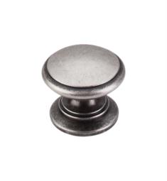 Top Knobs M354 Somerset II 1 1/4" Brass Mushroom Shaped Ray Cabinet Knob in Pewter Antique
