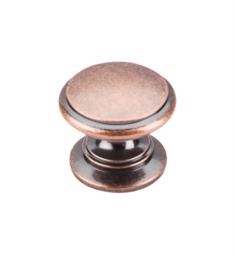 Top Knobs M357 Somerset II 1 1/4" Brass Mushroom Shaped Ray Cabinet Knob in Antique Copper