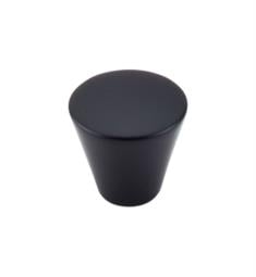 Top Knobs M373 Nouveau 1 1/8" Brass Cone Shaped Cabinet Knob in Flat Black