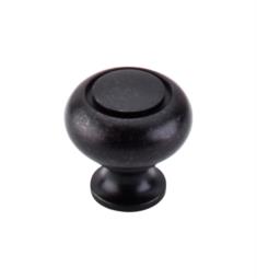 Top Knobs M599 Normandy 1 1/4" Brass Ring Shaped Cabinet Knob in Patina Black