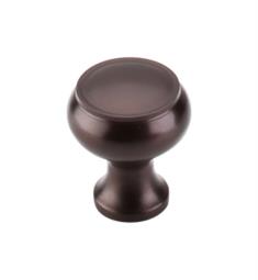 Top Knobs M773 Normandy 1 1/8" Steel Mushroom Shaped Cabinet Knob in Oil Rubbed Bronze