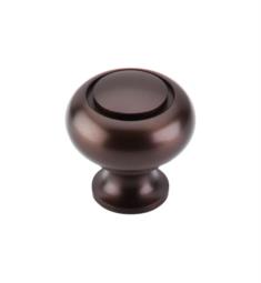 Top Knobs M774 Normandy 1 1/4" Brass Mushroom Shaped Ring Cabinet Knob in Oil Rubbed Bronze