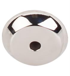 Top Knobs M2025 Aspen II 7/8" Cast Bronze Round Cabinet Knob Backplate in Polished Nickel