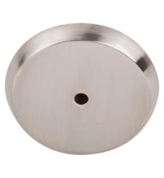 Top Knobs M2029 Aspen II 1 3/4" Cast Bronze Round Cabinet Knob Backplate in Brushed Satin Nickel