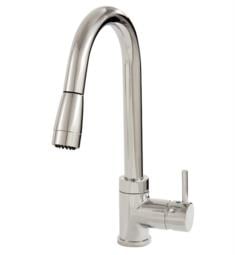 Aquabrass ABFK33045 Pulmi 15 1/2" Deck Mounted Dual Stream Mode Kitchen Faucet with Pull-Out Spray
