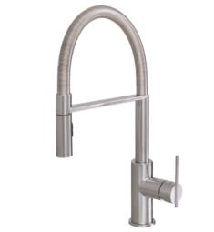 Aquabrass ABFK3845N Zest 18 7/8" Deck Mounted Dual Stream Mode Pre-Rinse Kitchen Faucet with Flexible Spring Hose