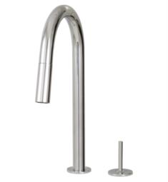 Aquabrass ABFK6045J Quinoa 16 3/8" Deck Mounted Dual Stream Mode Kitchen Faucet with Side Joystick