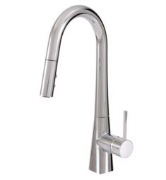Aquabrass ABFK7145N Baguette 17 3/8" Deck Mounted Dual Stream Mode Kitchen Faucet with Pull-Out Spray
