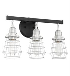Craftmade 50603 Thatcher 3 Light 19" Incandescent Vanity Light with Cage Shade Shape