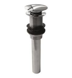 Aquabrass ABDR00637 2 3/4" Long Round Press Pop-Up Drain without Overflow