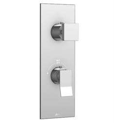 Aquabrass ABSTS8276 Chicane Square Trim Set for ABSV12123 Thermostatic Valve 2-Way Shared Functions
