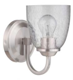 Craftmade 49901 Serene 5 5/8" 1 Light Incandescent Clear Seeded Glass Indoor Wall Sconce