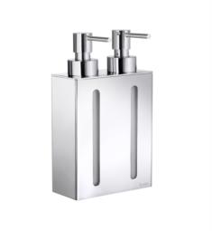 Smedbo FK258 Outline 4 1/2" Wall Mount Soap Dispenser with 2 Pumps in Polished Chrome