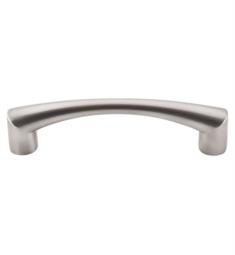 Top Knobs M1128 Nouveau III 3 3/4" Center to Center Zinc Alloy Hidra Cabinet Pull in Brushed Satin Nickel
