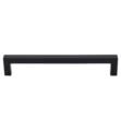 Top Knobs M1156 Nouveau III 6 3/8" Center to Center Zinc Alloy Square Bar Cabinet Pull in Flat Black