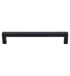 Top Knobs M1156 Nouveau III 6 3/8" Center to Center Zinc Alloy Square Bar Cabinet Pull in Flat Black