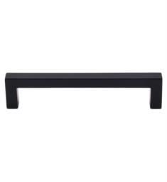 Top Knobs M1159 Nouveau III 5 1/8" Center to Center Zinc Alloy Square Bar Cabinet Pull in Flat Black