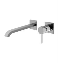 Graff G-6236-LM39W Qubic Tre 9 1/4" Single Handle Wall Mount Widespread Bathroom Sink Faucet
