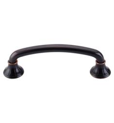 Top Knobs M1658 Edwardian 4" Center to Center Zinc Alloy Lund Cabinet Pull in Tuscan Bronze