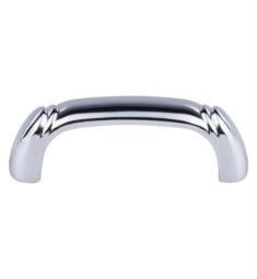 Top Knobs M2126 Tuscany 2 1/2" Center to Center Dover D Cabinet Pull in Polished Chrome