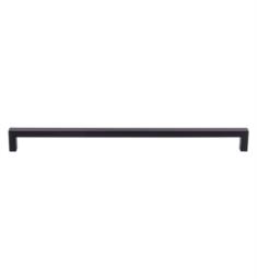 Top Knobs M2138 Nouveau III 12 5/8" Center to Center Square Bar Cabinet Pull in Flat Black