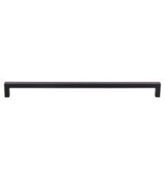 Top Knobs M2139 Nouveau III 17 5/8" Center to Center Square Bar Cabinet Pull in Flat Black