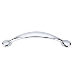 Top Knobs M420 Nouveau 5 1/8" Center to Center Zinc Alloy Honeyman Cabinet Pull in Polished Chrome