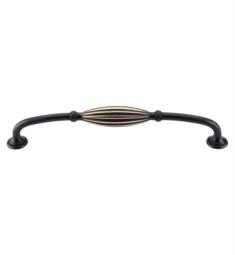 Top Knobs M467 Tuscany 8 7/8" Center to Center Zinc Alloy D-Shaped Cabinet Pull in Dark Antique Brass
