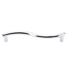 Top Knobs M507 Nouveau 5 1/8" Center to Center Zinc Alloy Spiral Cabinet Pull in Polished Chrome