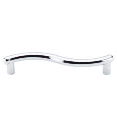 Top Knobs M510 Nouveau 3 3/4" Center to Center Zinc Alloy Spiral Cabinet Pull in Polished Chrome
