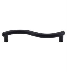Top Knobs M511 Nouveau 3 3/4" Center to Center Zinc Alloy Spiral Cabinet Pull in Flat Black