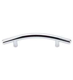 Top Knobs M533 Nouveau 3 3/4" Center to Center Steel Curved Bar Cabinet Pull in Polished Chrome