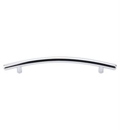 Top Knobs M537 Nouveau 6 3/8" Center to Center Steel Curved Bar Cabinet Pull in Polished Chrome