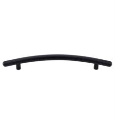Top Knobs M539 Nouveau 6 3/8" Center to Center Steel Curved Bar Cabinet Pull in Flat Black