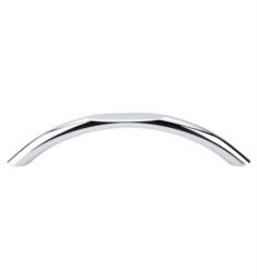 Top Knobs M544 Nouveau II 5 1/8" Center to Center Steel Curved Cabinet Pull in Polished Chrome