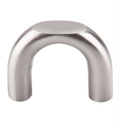 Top Knobs M546 Nouveau II 1 1/4" Center to Center Steel Curved Cabinet Pull in Brushed Satin Nickel