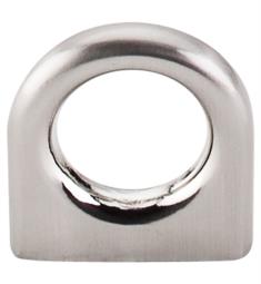 Top Knobs M558 Nouveau II 5/8" Center to Center Zinc Alloy Ring Cabinet Pull in Brushed Satin Nickel
