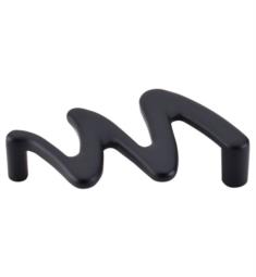 Top Knobs M563 Nouveau II 3 3/4" Center to Center Zinc Alloy Squiggly Cabinet Pull in Flat Black