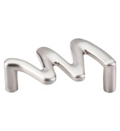 Top Knobs M564 Nouveau II 2 1/2" Center to Center Zinc Alloy Squiggly Cabinet Pull in Brushed Satin Nickel