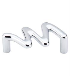 Top Knobs M565 Nouveau II 2 1/2" Center to Center Zinc Alloy Squiggly Cabinet Pull in Polished Chrome