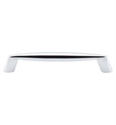 Top Knobs M571 Nouveau II 5 1/8" Center to Center Zinc Alloy Rung Cabinet Pull in Polished Chrome