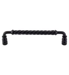 Top Knobs M674 Normandy 8" Center to Center Steel Twisted Bar Cabinet Pull in Patina Black