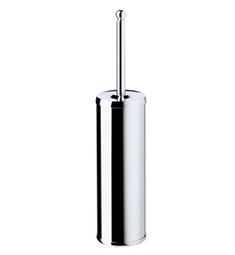 Smedbo K233 Villa 16 3/4" Free Standing Toilet Brush and Holder in Polished Chrome
