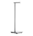 Smedbo FK602 Outline 23 7/8" Free Standing Square Base Euro Toilet Paper Holder in Polished Stainless Steel